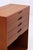 Brown Mid-Century Teak Chest of 5 Drawers, 1960s For Sale - Image 8 of 13