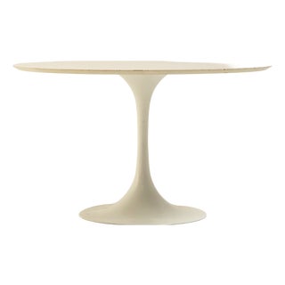 DF2000 Series Pedestal Dining Table by Raymond Loewy for Doubinski Frères, 1960s For Sale