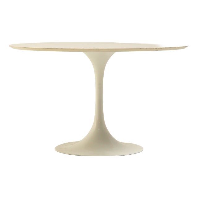 DF2000 Series Pedestal Dining Table by Raymond Loewy for Doubinski Frères, 1960s For Sale