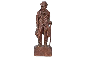 Vintage Jo Mead "Wanderer" Figural Sculpture