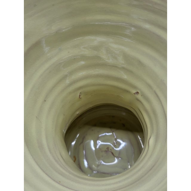 Vintage Vase with Handles in Metallic Black Ceramic from Jean Austruy, France, 1950s For Sale - Image 11 of 12