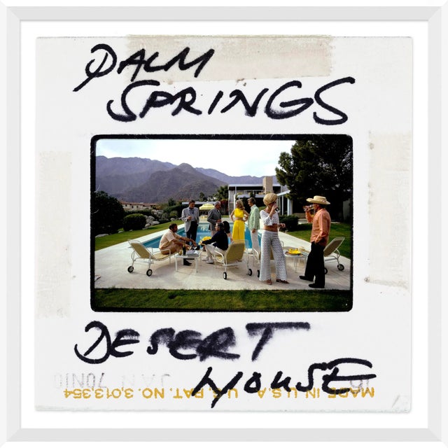 Not Yet Made - Made To Order Getty Images, "Palm Springs Archival Slides", Slim Aarons, Framed Art Prints - Set of 4 For Sale - Image 5 of 6