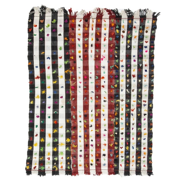 Textile Vintage Filikli Kilim Rug For Sale - Image 7 of 7