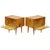 Brown Vintage Rockabilly Nightstands in Light Wood, 1970s, Set of 2 For Sale - Image 8 of 18
