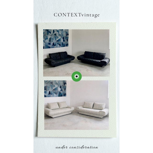 Karl Springer Rolf Benz Postmodern Sofas, Set of 2 (Nicoletti Salotti-Style) For Sale - Image 4 of 16