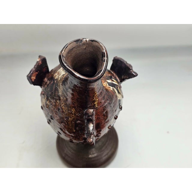 Ceramic Fish Vase, 1890s For Sale - Image 4 of 13