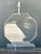 Vintage Slab Lucite Octagon Lamp For Sale - Image 4 of 12