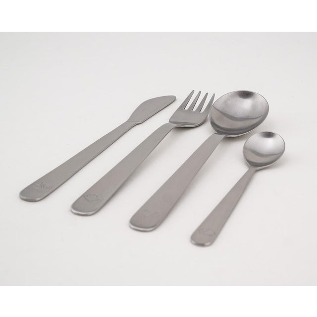 1950s Mono Petit Childrens Cutlery by Peter Raacke for Mono, 1959, Set of 4 For Sale - Image 5 of 11