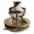 Contemporary Vintage Capodimonte Porcelain Italy Black White Handpainted Fish Filigree Table Lamp For Sale - Image 3 of 16