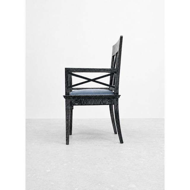 Art Nouveau Armchairs attributed to Josef Hoffmann School, Vienna, 1912, Set of 3 For Sale - Image 11 of 18