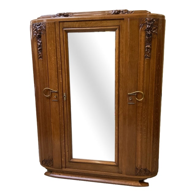 Art Deco Wardrobe, 1930 For Sale