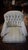 Buttoned Lounge Chair in Ticking Fabric from Howard & Sons For Sale - Image 9 of 18