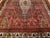 Vintage Persian Bibikabad Rug, Hand-Knotted Wool, Geometric Pattern, Rust Red & Blue, 9x13 For Sale - Image 16 of 18