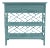 David Francis Furniture for Chairish Chippendale End Table, Aegean Teal For Sale