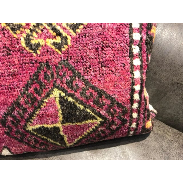 Vintage Boho Kilim Cushion Cover For Sale - Image 9 of 11