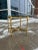 Mid 20th Century Neotransitional Gothic Brass End Table For Sale - Image 5 of 13