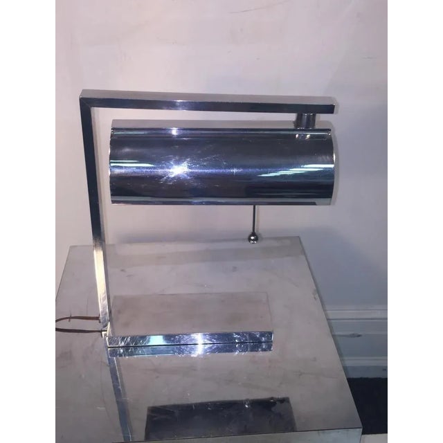 Striking Modernist Art Deco Desk Lamp Attributed to Donald Deskey For Sale - Image 12 of 13