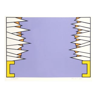 Nicholas Krushenick, Over the Rainbow, Pop Art Screenprint For Sale