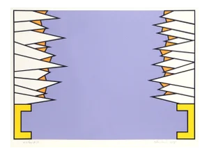 Nicholas Krushenick, Over the Rainbow, Pop Art Screenprint