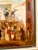 19th-century Italian oil painting on canvas: *The Actors* This delightful painting celebrates the world of traveling...