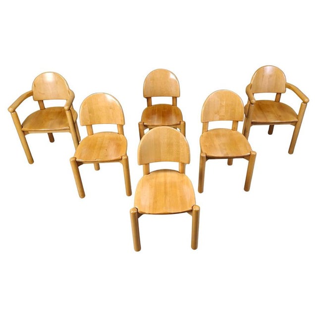 Pine Wood Dining Chairs by Rainer Daumiller for Hirtshals Savvaerk, 1980s, Set of 6 For Sale - Image 15 of 15