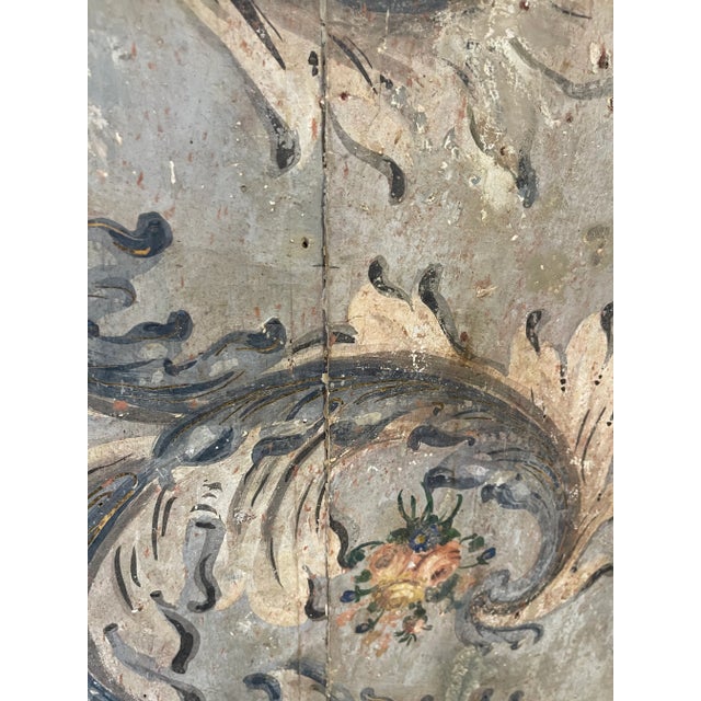 Blue 18th Century Large Set of Two Baroque Altarpiece Oil Paintings, Portuguese For Sale - Image 8 of 13