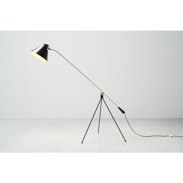 Vintage Magneto Floor Lamp by Henk Fillekes for Artiforte, the Netherlands, 1950s For Sale - Image 9 of 13