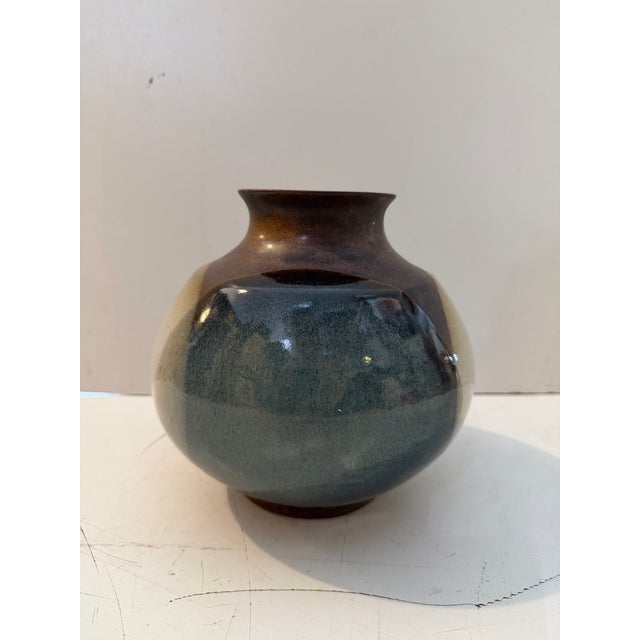 Brown Robert Maxwell for Pottery Craft Studio Pottery Vessel For Sale - Image 8 of 10