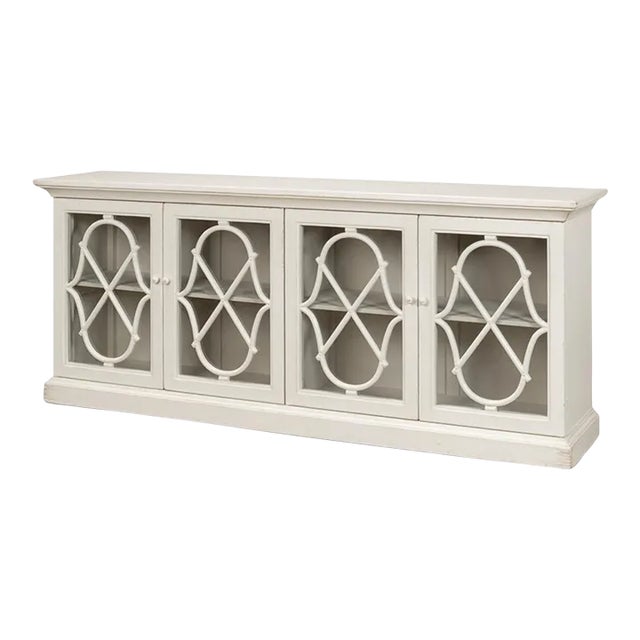 French Antique White Buffet For Sale