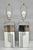 Vintage Mid Century Modern Mirror Skyscraper Cubist Table Lamps - A Pair For Sale - Image 12 of 12