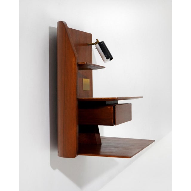 Wall-Mounted Nightstands by Gio Ponti for Dassi, 1960s, Set of 2 For Sale - Image 10 of 16