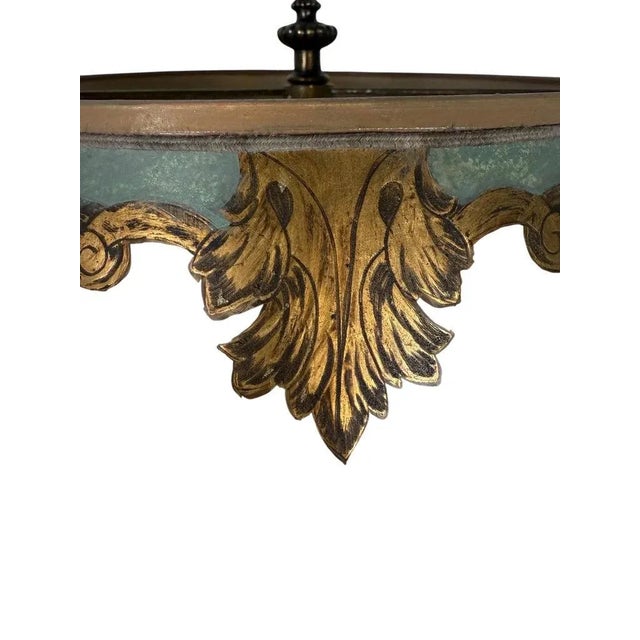 Pair of Italian Carved Wood Baroque Style Table Lamps For Sale - Image 11 of 11