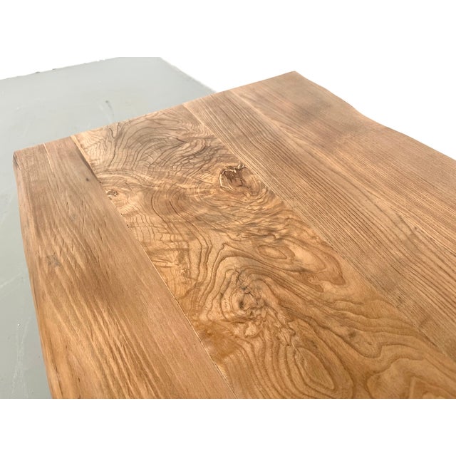 Brutalist Free-Form Coffee Table in Oak, 1950s For Sale - Image 9 of 18