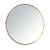 Adesso Imports Large Brass "Lucio" Wall Mirror For Sale