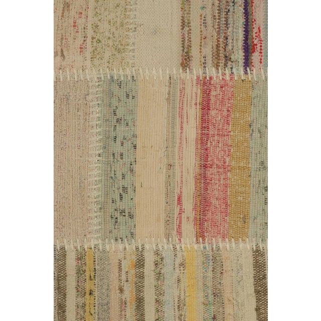 Rug & Kilim’s Patchwork Kilim in Polychromatic Stripes For Sale In New York - Image 6 of 7