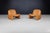 Mid-Century Modern Alky Chairs in Leather by Giancarlo Piretti, 1970s, Set of 2 For Sale - Image 3 of 12