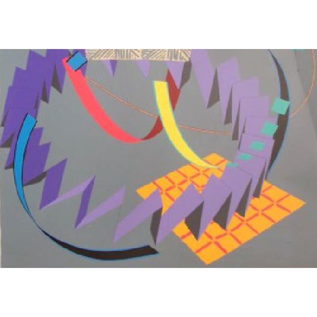 Paper William Conlon, "Untitled " , Poster,15th Annual Community Holiday Festival , 1985. For Sale - Image 7 of 8