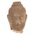 19th Century Antique Thai Ayutthaya Style Sandstone Head of Buddha on Metal Stand For Sale - Image 5 of 17