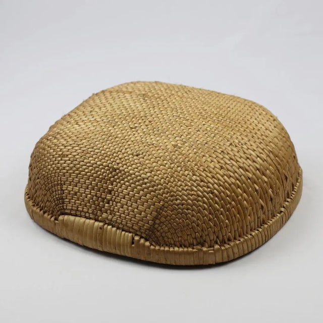 Asian Antique Late 19th Century Asian Reed Basket For Sale - Image 3 of 8