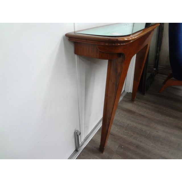 1950s Pair of Italian Modern Console Tables After Gio Ponti For Sale - Image 9 of 12
