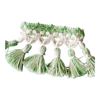 Evening in Byzantium 3.5" Tassel Trim Barbados Green For Sale
