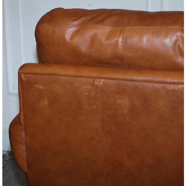 Vintage Tetrad Cordoba 2-Seater Sofa in Tan Leather from John Lewis For Sale - Image 13 of 15