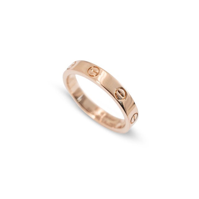 Brand: Cartier Gender: Ladies Metal Type: 18K Rose Gold Ring Size: 6.75 Width: 3.60 mm Weight: 4.38 grams Cartier, Ladies...