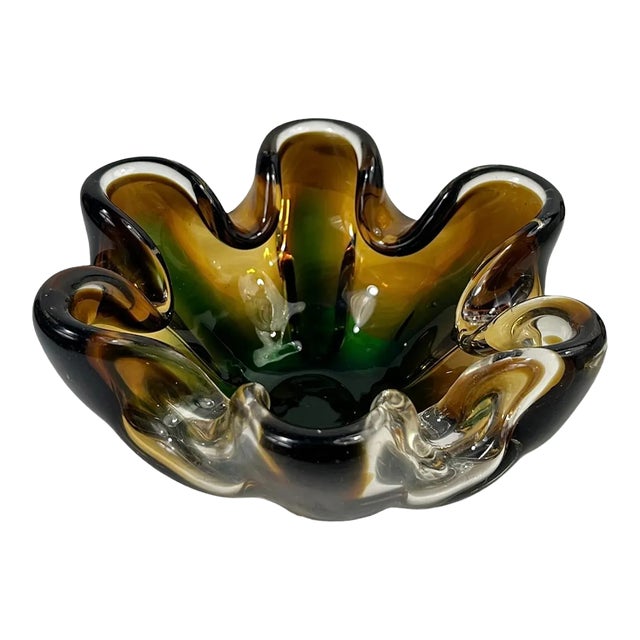 1960s Murano Art Glass Bowl For Sale