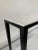 Metal Blackened Iron Console W/ Limestone Inset After Jmf For Sale - Image 7 of 8
