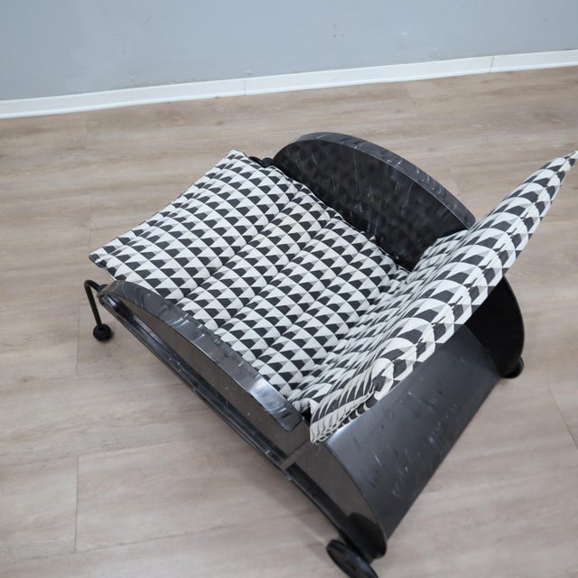 Vintage Armchair with Double Cover by Anna Castelli Ferrieri for Kartell, 1980s For Sale - Image 15 of 17