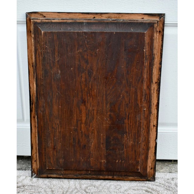 Antique Carved Oak Tudor Style Lion Plaque For Sale - Image 12 of 12