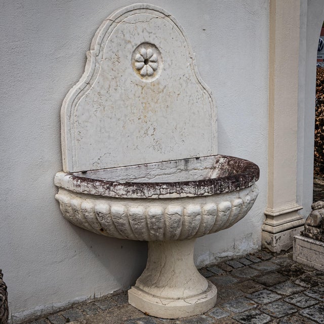 Giallo d’Istria Wall Fountain, 2010s For Sale - Image 3 of 7