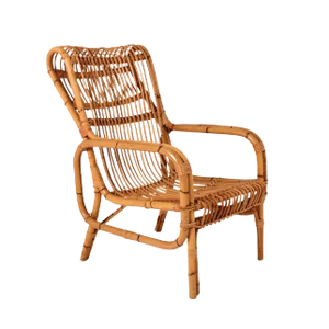 Vintage Italian Bamboo Armchair, 1960s