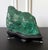 Gemstone Malachite Rock on Display Stand as a Viewing Stone For Sale - Image 7 of 13